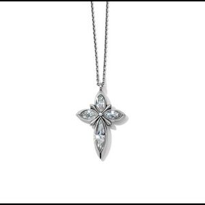 Brighton Crystal Cross Necklace NWT